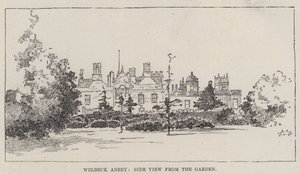 Englische Häuser, Welbeck Abbey von Charles Auguste Loye