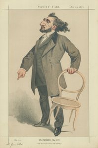 Léon Gambetta von Charles Auguste Loye
