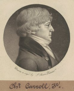 Charles Carroll, Jr. von Charles B. J. Févret de Saint Mémin