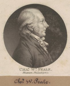 Charles Willson Peale von Charles B. J. Févret de Saint Mémin