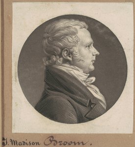 James Madison Broom von Charles B. J. Févret de Saint Mémin