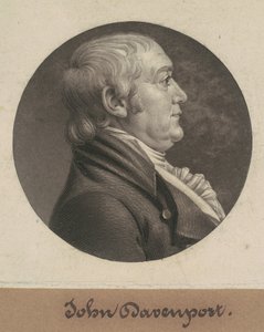 John Davenport von Charles B. J. Févret de Saint Mémin