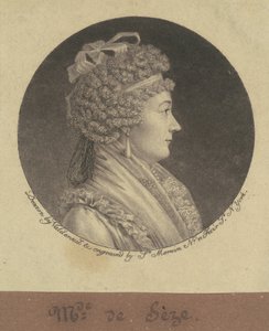 Madame Jean de Sèze von Charles B. J. Févret de Saint Mémin