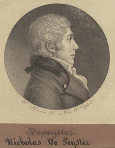 Nicholas de Peyster, Jr. von Charles B. J. Févret de Saint Mémin