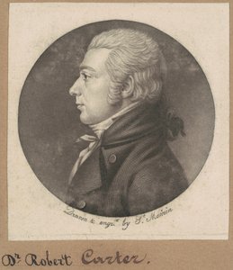 Robert Carter von Charles B. J. Févret de Saint Mémin