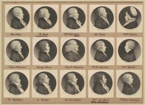Saint-Mémin Sammlung von Porträts, Gruppe 11 von Charles B. J. Févret de Saint Mémin