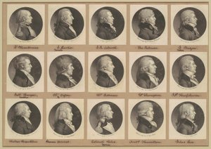 Saint-Mémin Sammlung von Porträts, Gruppe 12