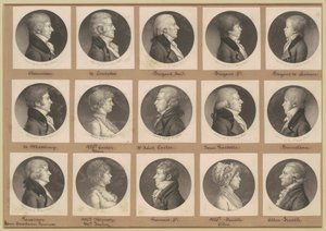 Saint-Mémin Sammlung von Porträts, Gruppe 20