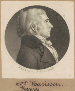 William Henry Harrison von Charles B. J. Févret de Saint Mémin