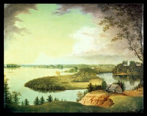 Delaware River, nahe Bordenton, New Jersey von Charles B. Lawrence
