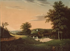 Point Breeze, das Anwesen von Joseph-Napoléon Bonaparte in Bordentown, New Jersey, 1817-20