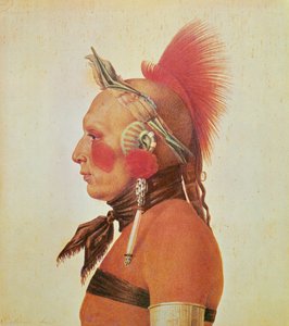 Ein Osage-Krieger, ca. 1804