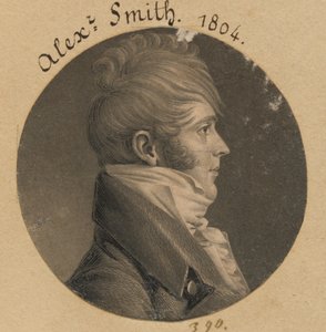 Möglicherweise Alexander Smith von Charles Balthazar Julien Févret de Saint-Mémin