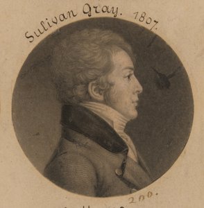 Sulivan Gray von Charles Balthazar Julien Févret de Saint-Mémin