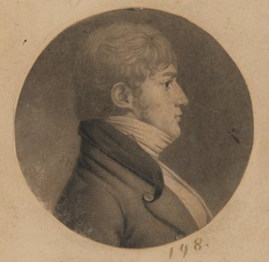 Unbekannter Mann von Charles Balthazar Julien Févret de Saint-Mémin