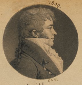 Unbekannter Mann von Charles Balthazar Julien Févret de Saint-Mémin