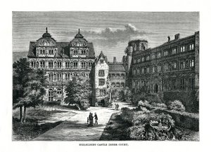 Schloss Heidelberg, Deutschland, 1879 von Charles Barbant
