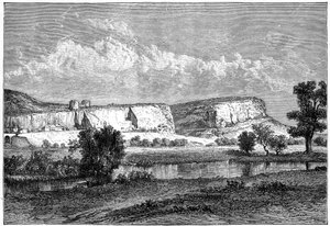Die Felsen von Inkerman, Krim, Ukraine, 19. Jahrhundert
