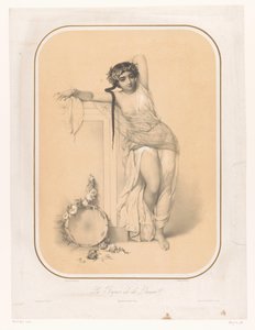 Venus fühlt an der Pfeilspitze von Cupido von Charles Bargue