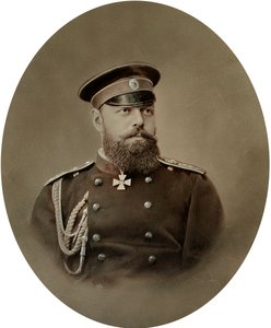 Porträt von Zar Alexander III. von Russland, frühe 1890er Jahre von Charles Bergamasco