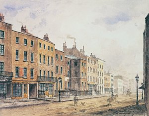 Ansicht der Marylebone High Street, 1848
