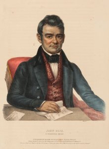 JOHN ROSS. Ein Cherokee-Häuptling, aus Geschichte der Indianerstämme Nordamerikas von Charles Bird King