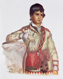 Mistipee, Sohn von Yoholo-Micco, Illustration aus 