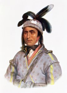 Opothle-Yoholo, ein Creek-Häuptling, 1825, Illustration aus 