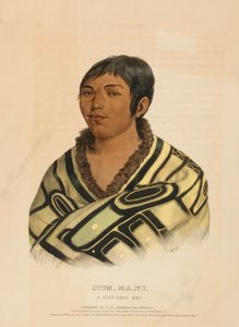 STUM-MA-NU, ein Flachkopf-Junge, aus Geschichte der Indianerstämme Nordamerikas