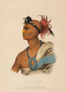 TAH-COL-O-QUOIT., aus Geschichte der Indianerstämme Nordamerikas von Charles Bird King
