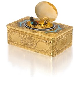 Singvogel-Box, ca. 1840