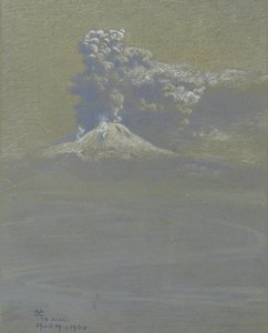 Ein Ascheregen auf Ottaviano, 14. April 1906 von Charles Caryl Coleman