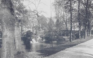 Bordeaux: Jardin-Public, die rustikale Brücke von Charles Chambon