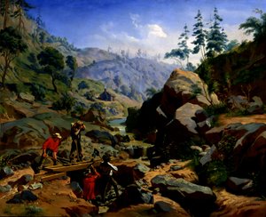 Bergleute in der Sierra, 1851-1852