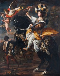 Christine Marie von Frankreich 1606-1663, Herzogin von Savoyen, als Minerva, ca. 1663