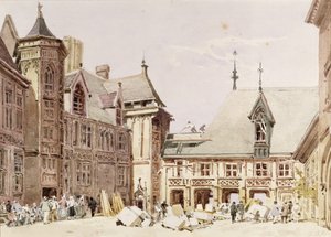 Haus von Jacques Coeur in Bourges, Cher, Frankreich von Charles Claude Pyne