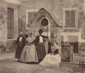 Bauern von Palma und Umgebung, 1860 von Charles Clifford
