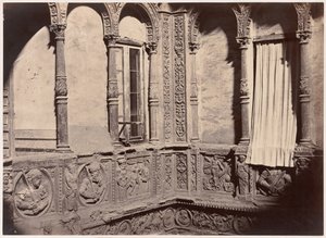 Zaragoza, Innenhof des Hauses bekannt als die Infantes, 1860