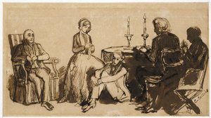 Ein Abend im Haus der Combes, 1850-51