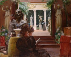 Auf der Skulpturenausstellung