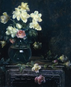Rosen in einer Glasvase