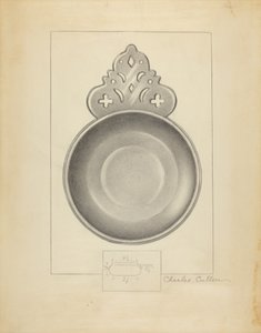 Zinnschüssel von Charles Cullen
