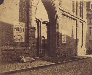 [Tür des Predikheevenkerk, Gent, Belgien], ca. 1858 von Charles D