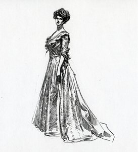 Ein Gibson-Mädchen, ca. 1902 von Charles Dana Gibson