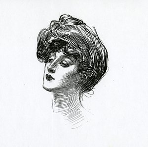 Ein Gibson-Mädchen, ca. 1902