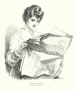 Ein Mädchen in Tipperary, "Mein Herz ist genau dort" von Charles Dana Gibson