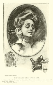 Illustration für Die Gesellschaftsleiter von Charles Dana Gibson