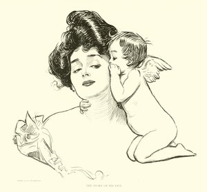 Illustration für Die soziale Leiter von Charles Dana Gibson