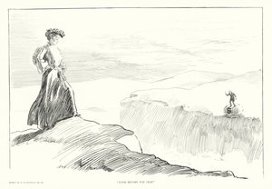 „Schau bevor du springst“ von Charles Dana Gibson