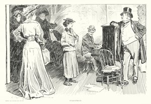 Bühnenfieber von Charles Dana Gibson